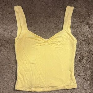 SHEIN Yellow Tank Top